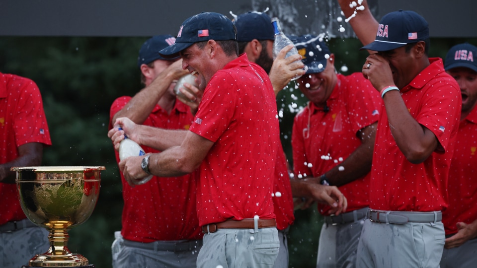 Sichert seinem Team den entscheidenden Punkt: Keegan Bradley