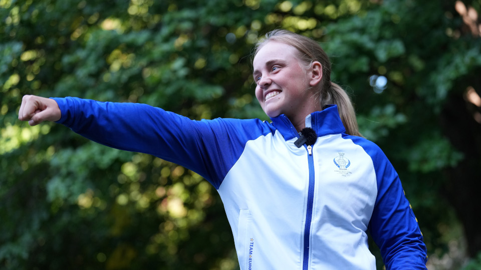 Spielt ihren zweiten Solheim Cup: Maja Stark aus Schweden.