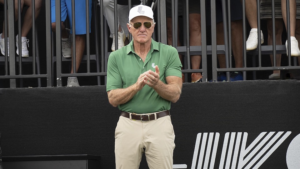 Könnte bald ein neues Amt bei LIV Golf übernehmen. CEO Greg Norman. 