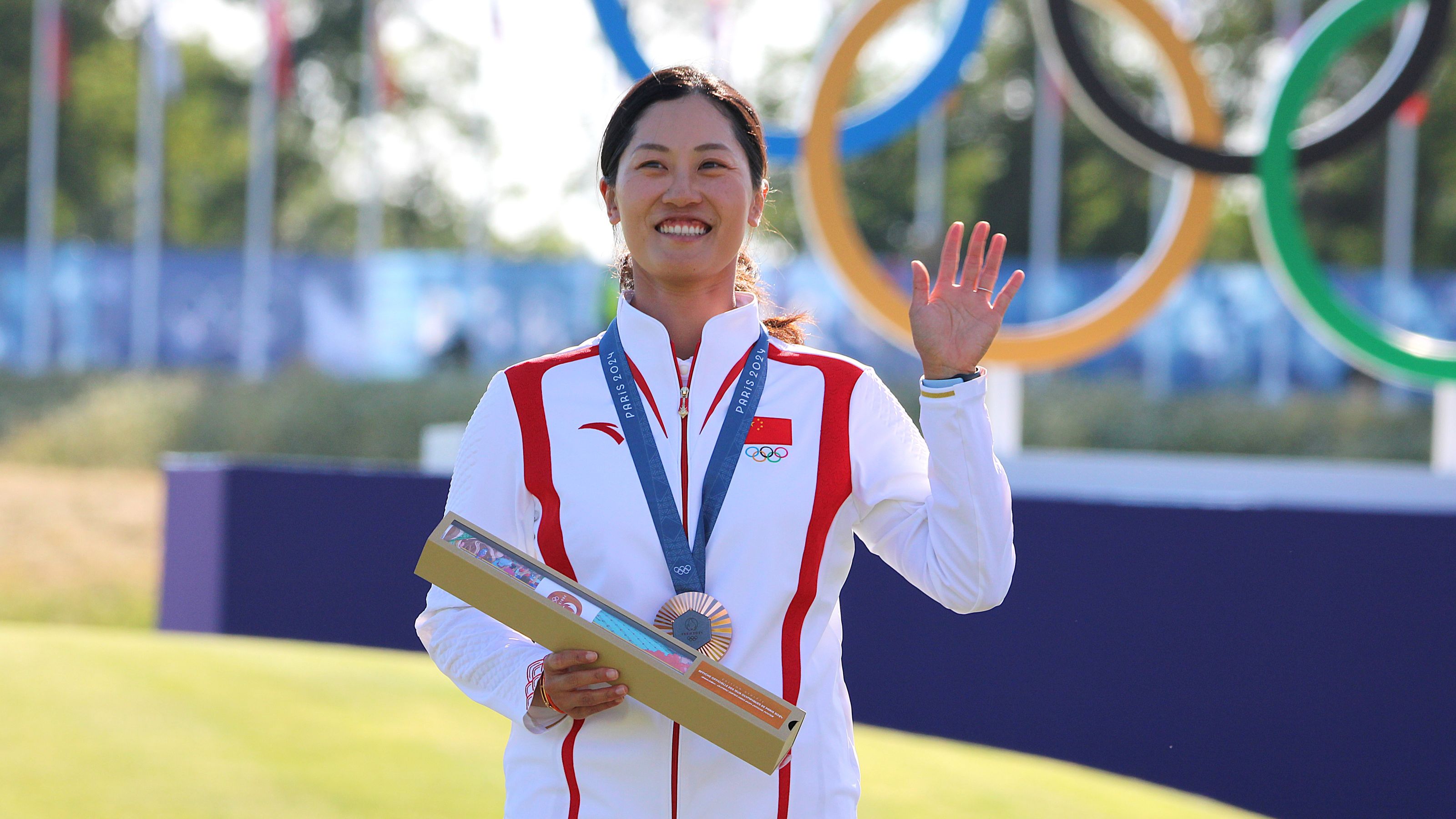 Bronze in Paris 2024: Xiyu Lin aus China. © DGV/Kirmaier