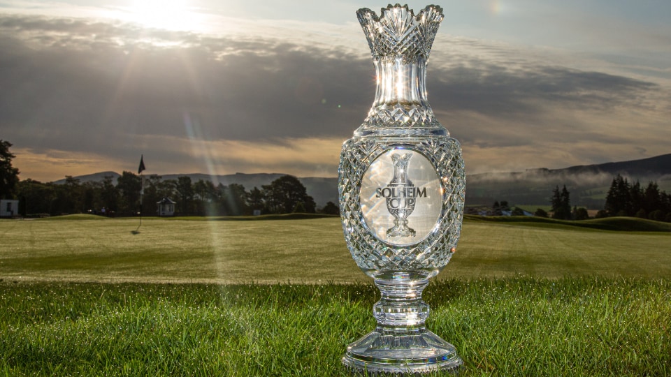 Objekt der Begierde: der Siegerpokal beim Solheim Cup 