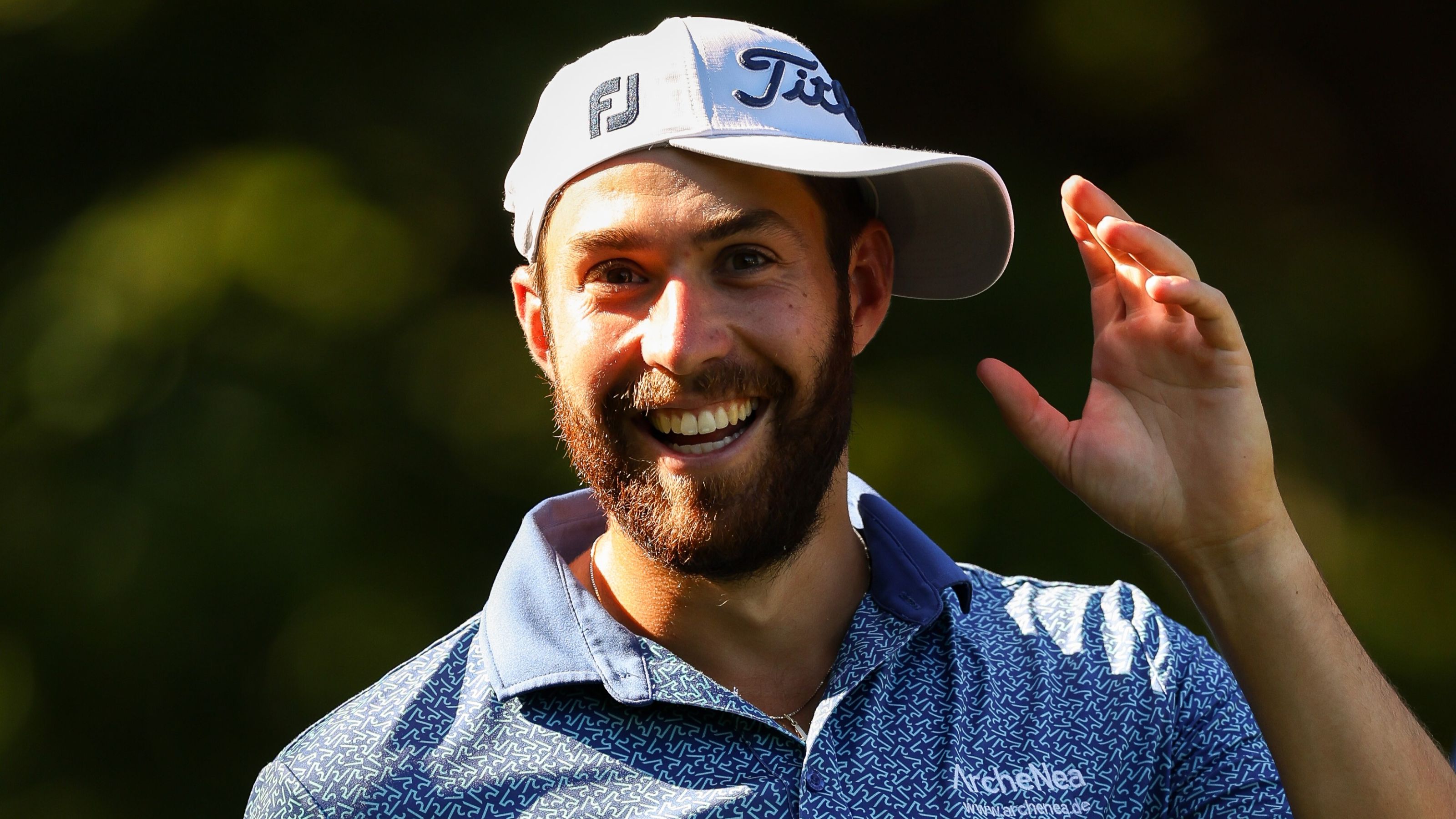 Endlich am Ziel: Der 27-jährige Münchner Thomas Rosenmüller freut sich über seine erste Karte für die PGA Tour. © Brennan Asplen/Getty Images