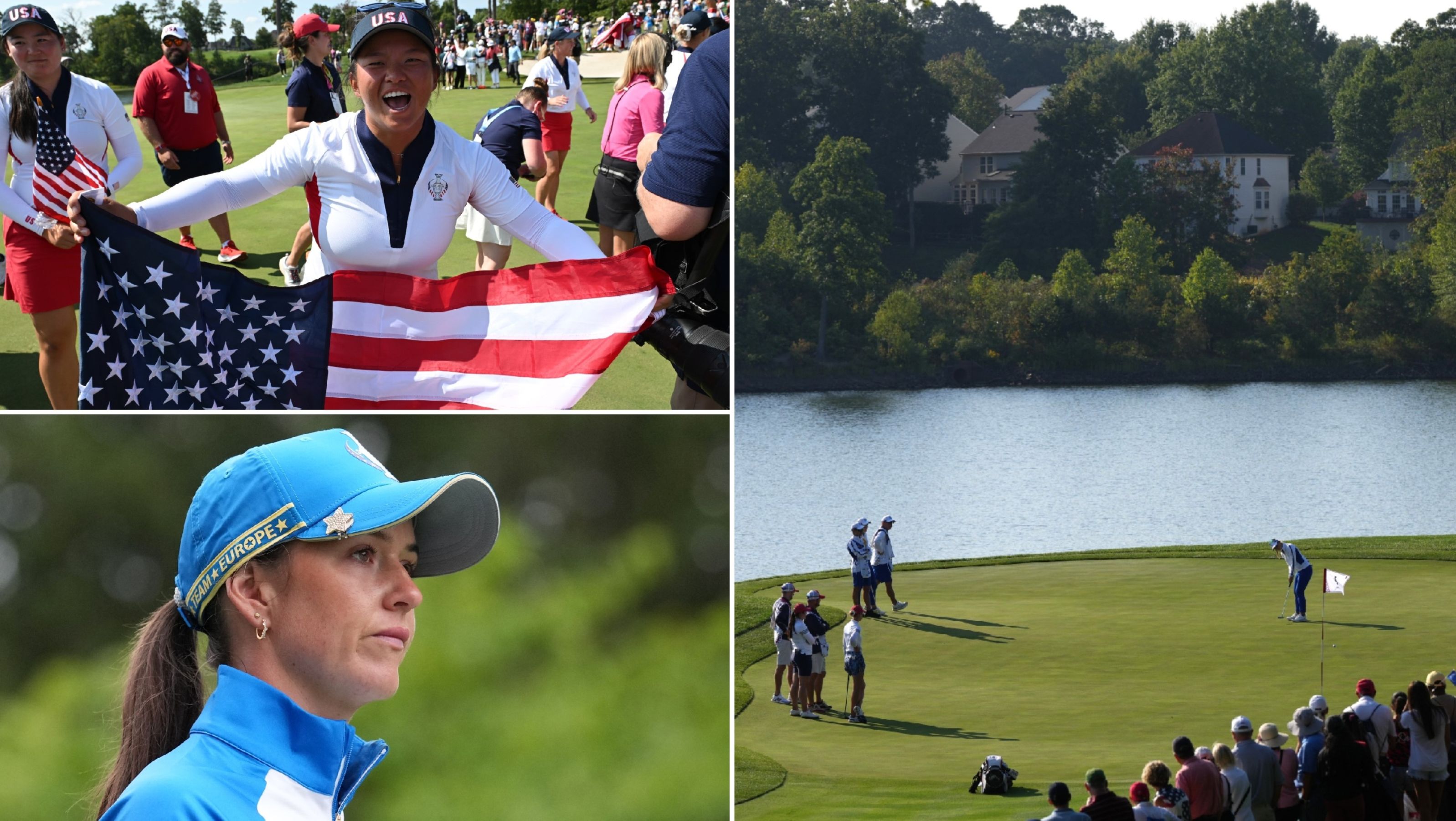 Tops und Flops: US-Spielerin Megan Khang ist wie der Austragungsort in Gainesville Siegerin des Solheim Cup 2024. Linn Grant von Team Europa enttäuschte dagegen beim Duell 2024. © Mark Runnacles/Getty Images