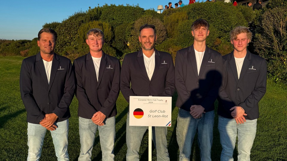 Nach sehr gutem Auftakt in die European Men's Club Trophy verhinderte das Wetter einen finalen Angriff der Mannschaft aus St. Leon-Rot auf die Medaillenplätze. (Foto: GC St. Leon-Rot)