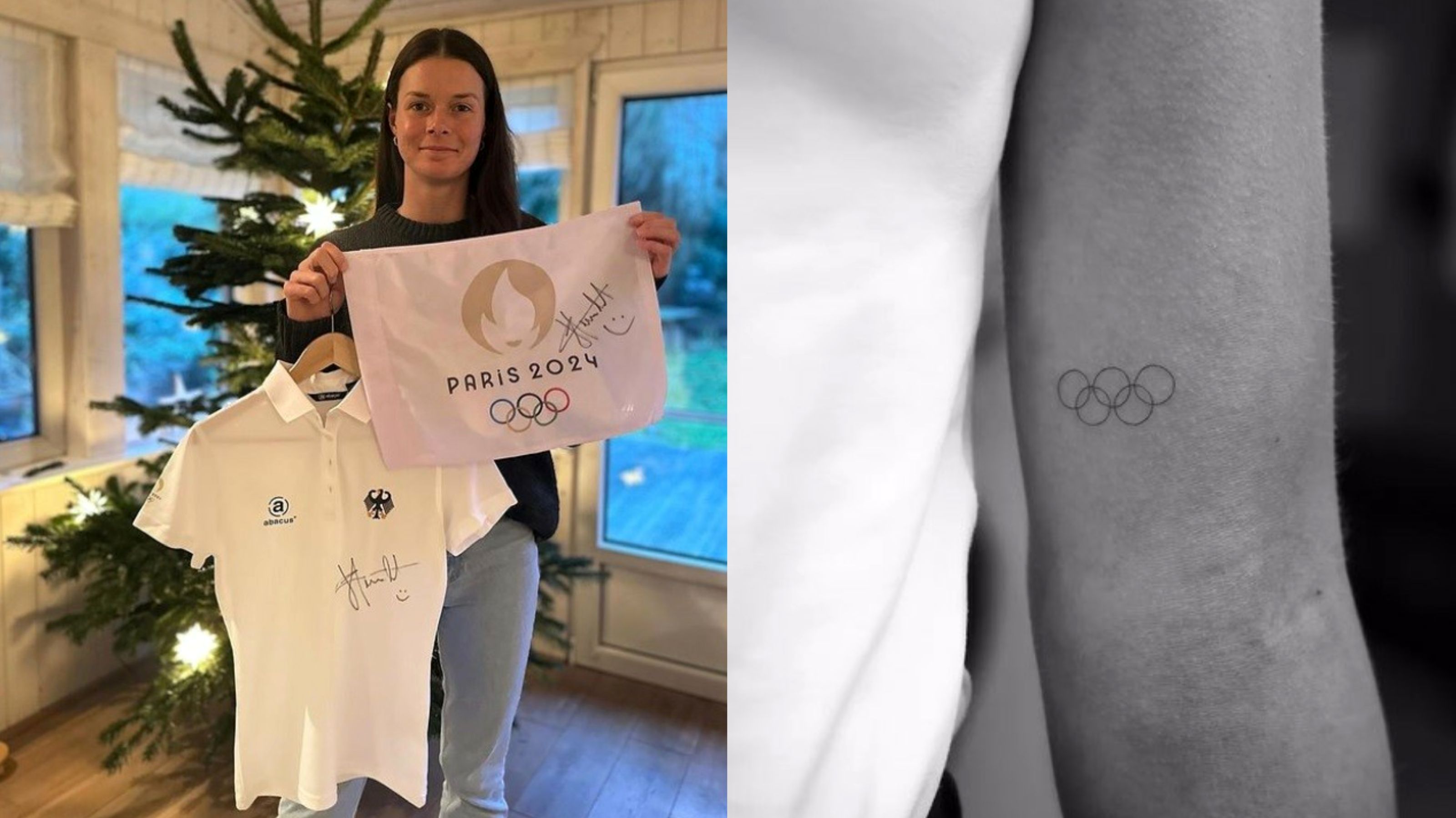 Esther Henseleit und Alexandra Försterling vertraten Team D bei Olympia in Paris. Kurz vor Weihnachten melden sich beide via Instagram - mit Gewinnspiel und Tattoo.