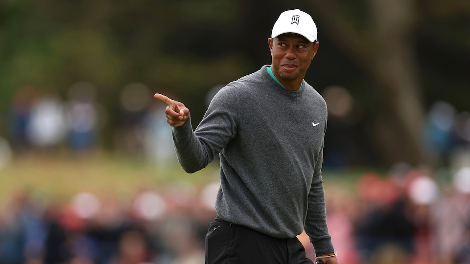 Die Richtung stimmt: Tiger Woods will bei der Open in St. Andrews abschlagen. 